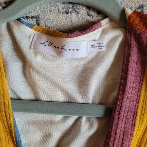 All In Favor, Multicolor Midi Dress, Women's Size XS - Picture 4 of 4
